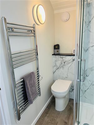 towel rail toilet wc